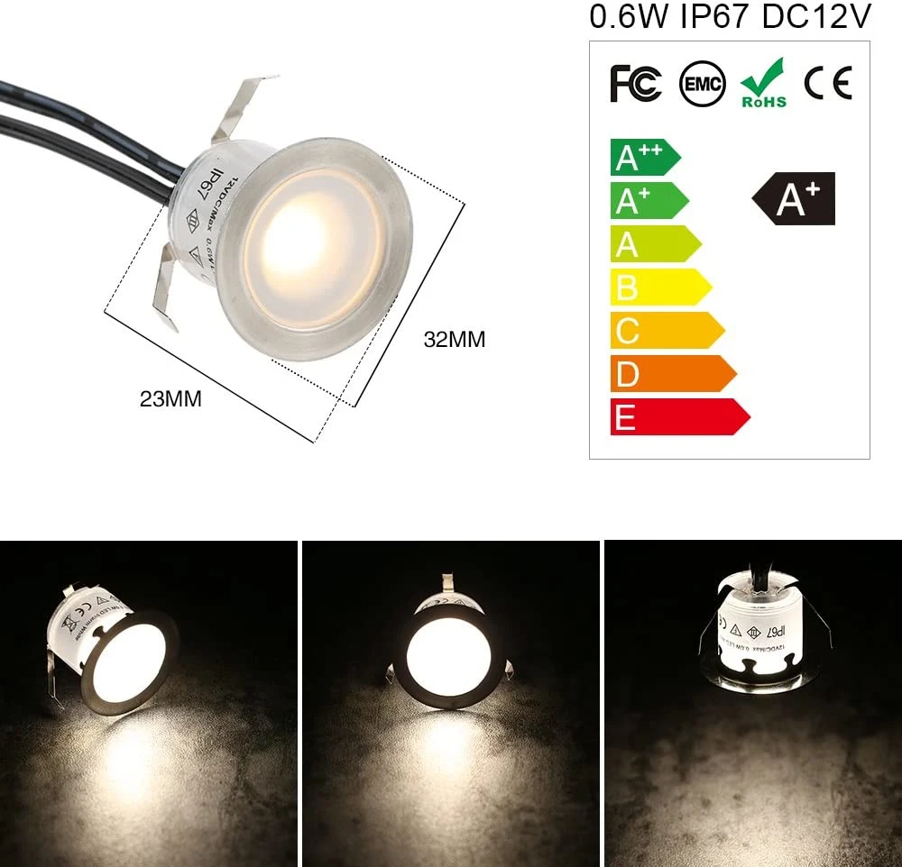 LED Deck Lighting Kit Under Deck LED Lighting Waterproof Low Voltage LED Deck LightingLED Deck Rail Lighting Kit