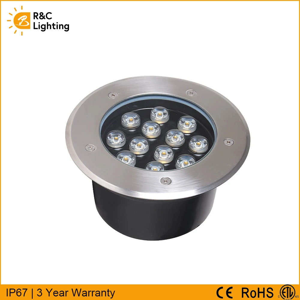 100-240V IP68 Waterproof RGB Landscape LED Underground Light