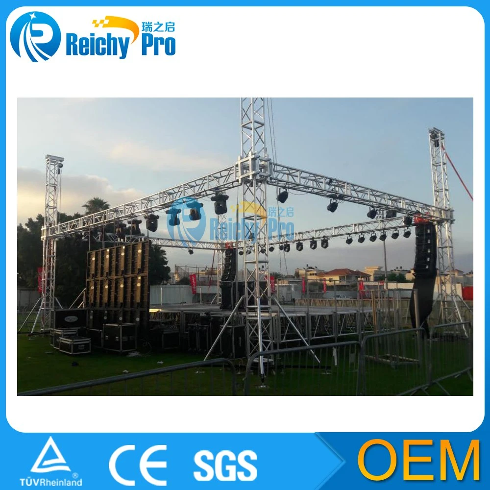 cheap price round curved round ground support aluminum truss