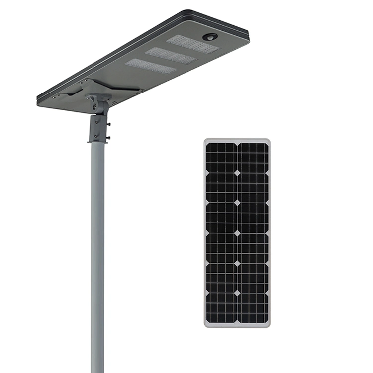 60W Outdoor LED Light Waterproof IP65 All in One Solar Street Light