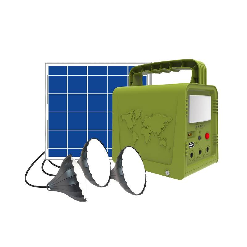 Solar home lighting system for home lighting and phone charging in Africa
