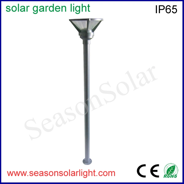 Factory Outdoor Solar Light Pole 9W Solar Panel Garden Path Rear Lighting with Dual LED Lighting