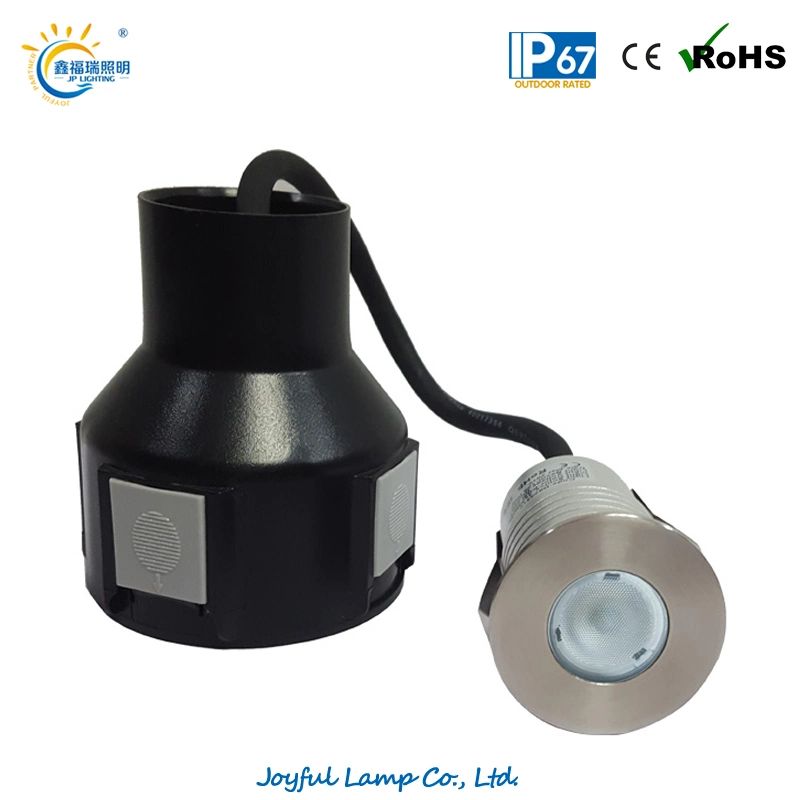 IP67 1W 2W 3W LED Underground Lights Underground Step Lights RGB LED Desk Lights Asymmetrical LED Non-Ground Lights with Frosted Glass/Honeycomb Shutters Optional