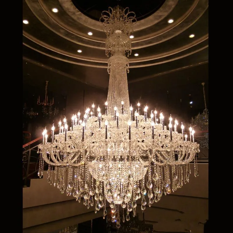 Large modern crystal chandelier for hotel project lighting (WH-CY-123)