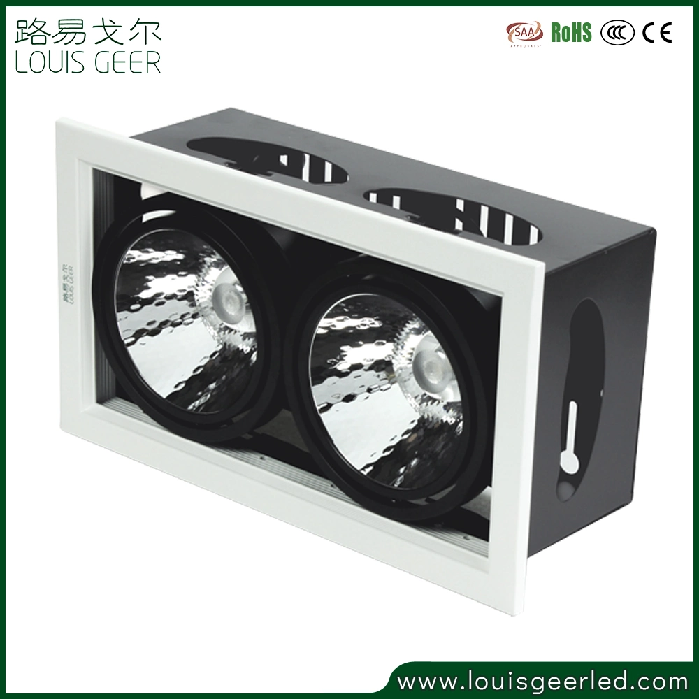 Home Lighting 24W 30W Decorative Square CE RoHS Certificate LED Grill Spot Light Fixtures