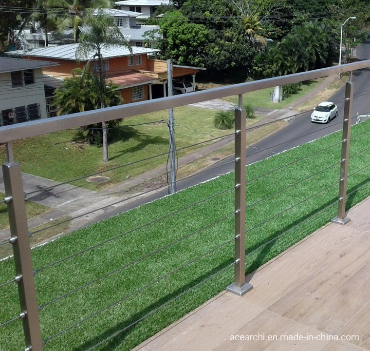 Ace Outdoor Marine Grade Stainless Steel Railing Wire Railing Cable Handrail