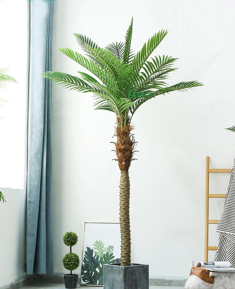 Landscape decoration 200cm artificial palm tree plastic artificial bonsai tree for sale