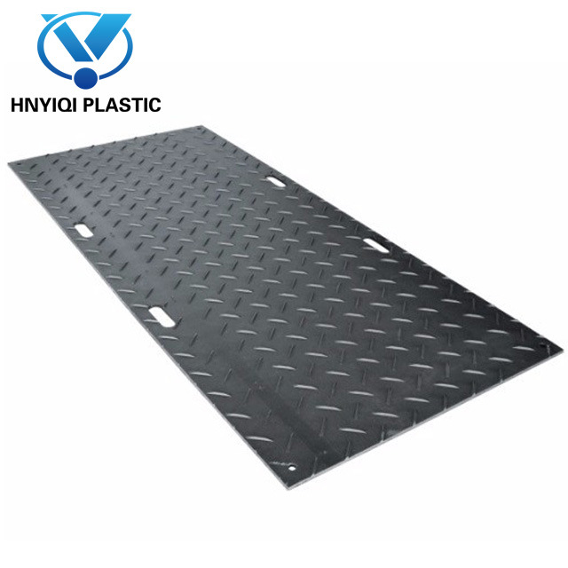 3’*8′ Black Ground Pad Anti-UV HDPE Ground Pad
